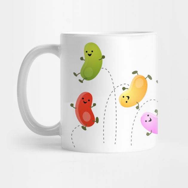 Cute funny jellybeans cartoon by FrogFactory